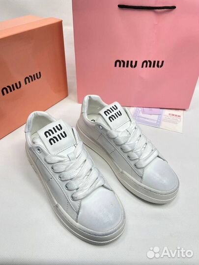 Кеды MIU MIU женские