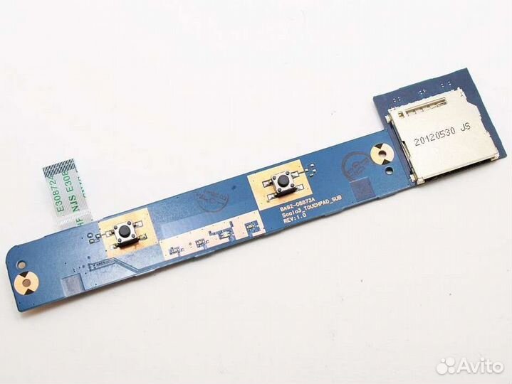 Плата Тачпада + SD от Samsung np300e7a
