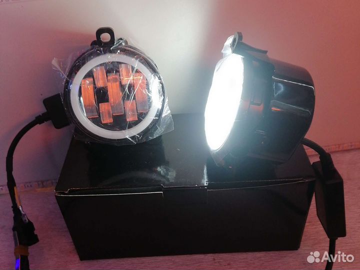 Противотуманные фары на газель-Приора Ш.Нива 70w