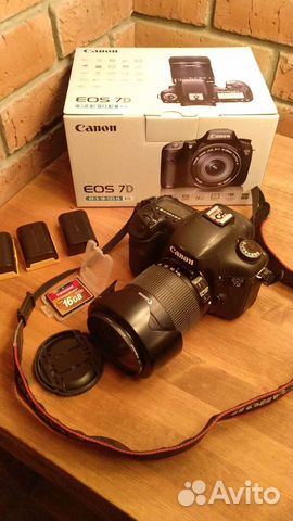 Зеркальный фотоаппарат canon 7 D