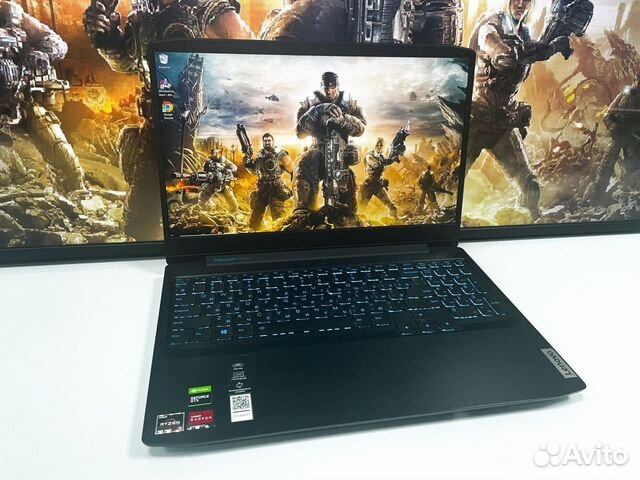Игровой ноутбук Lenovo на Ryzen + GeForce GTX 1650 объявление продам