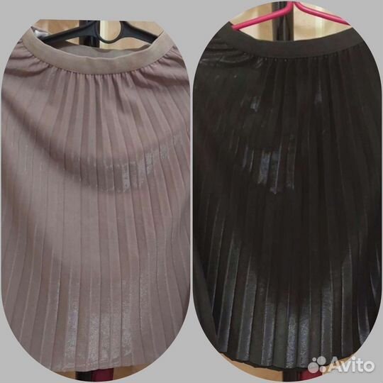 Плиссированные юбки 44-46