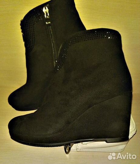 Ботильоны замшевые,размер 39