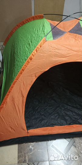 Палатка 4 х местная бу с тамбуром
