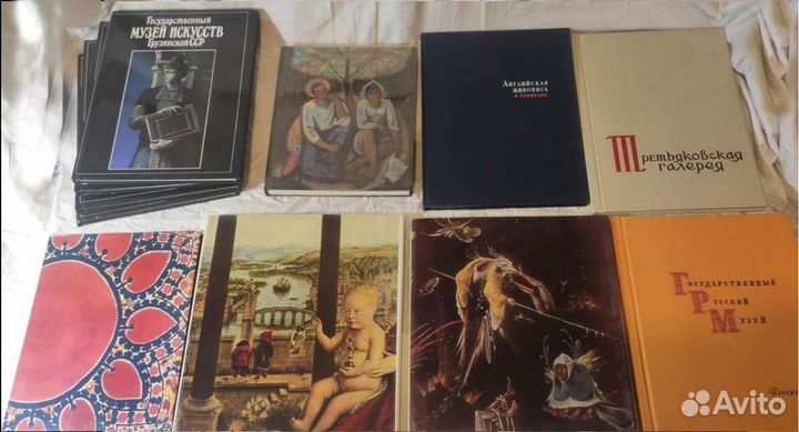 Книги альбомы по живописи и искусству, музеи