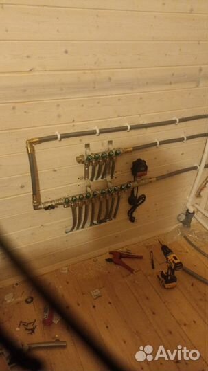 Монтаж водопровода (от колодца, скважины)