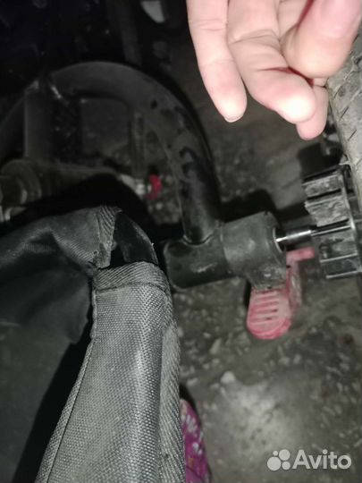 Велосипед коляска с ручкой