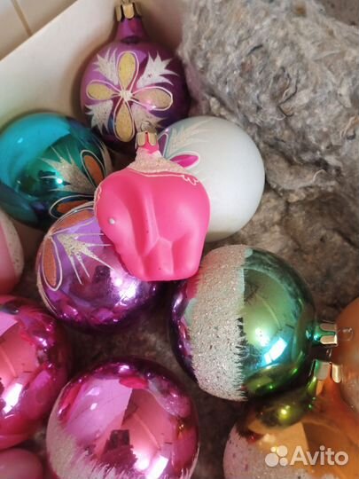 Елочные игрушки СССР