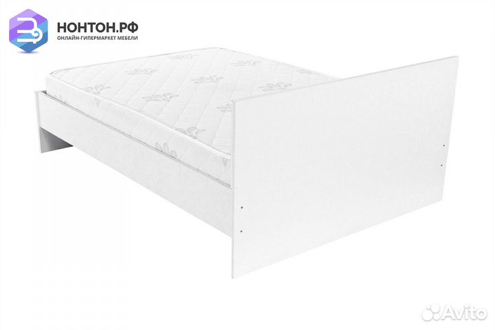 Кровать Классика 0.9 м белый