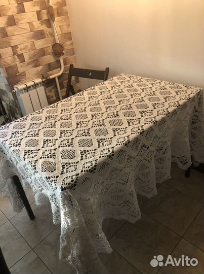 Покрывало,скатерть.Ручная работа