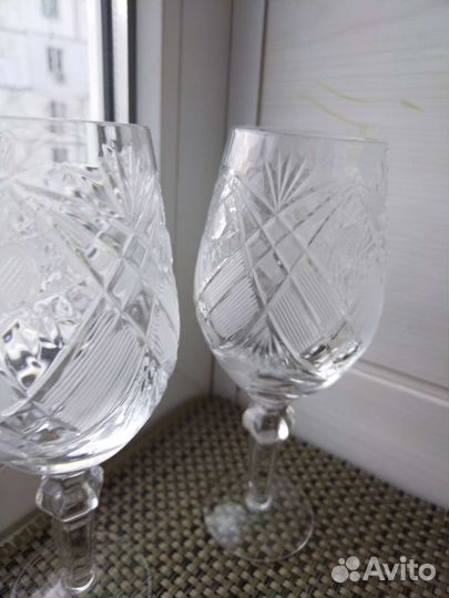 Хрустальные фужеры СССР