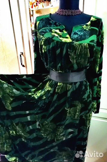 Платье панбархат натур шёлк