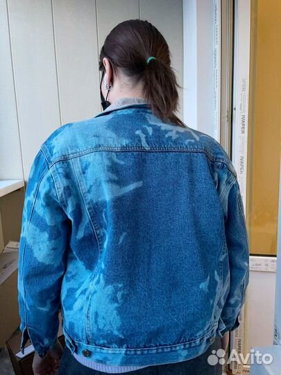 Куртка джинсовая tie dye