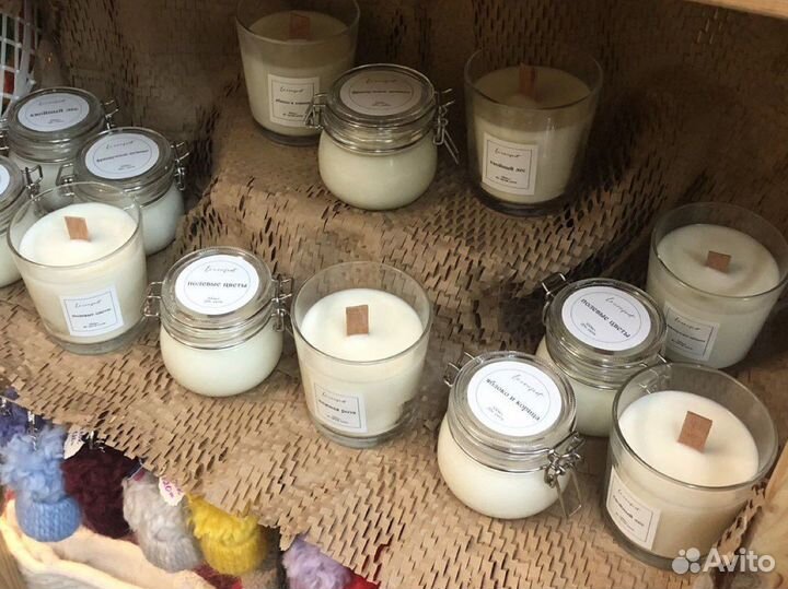 Ароматизированные свечи из соевого воска