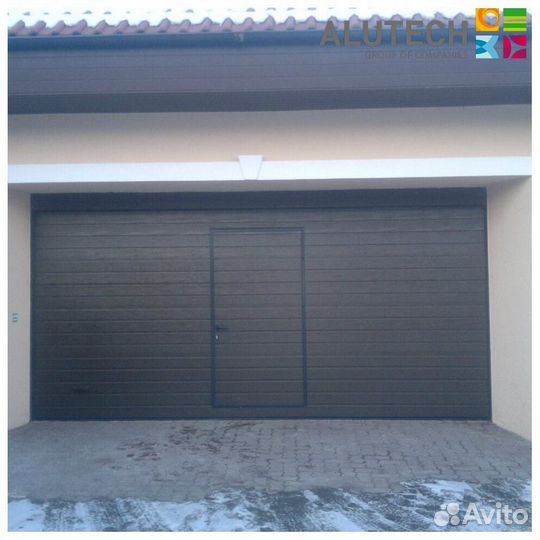 Секционные ворота alutech