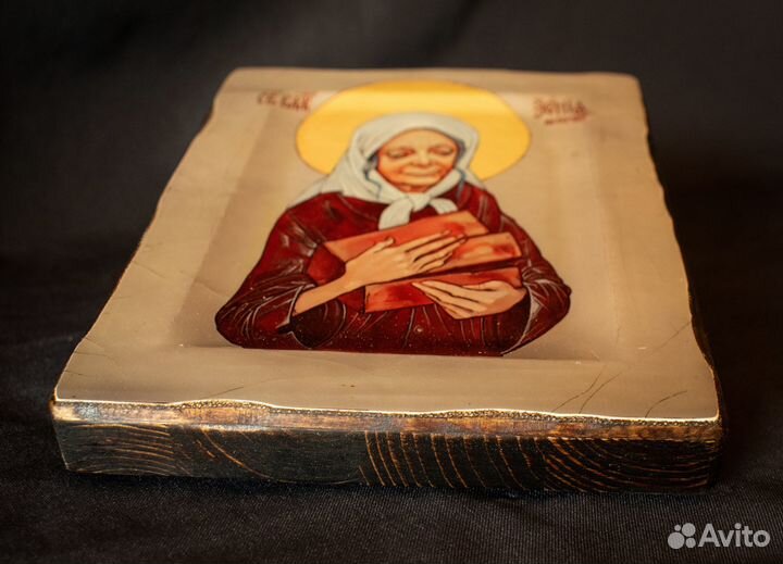 Иконка Ксения Петербургская с кирпичиками