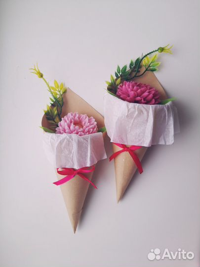 Букет комплимент из мыла