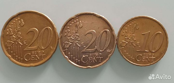 Монеты Евроценты/Стотинки/Куруши