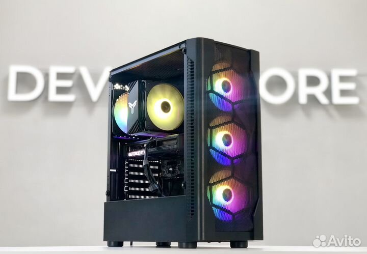 Игровой Intel 8/16 ядер, RTX 3060, 16Gb, SSD + RGB