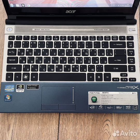 Ноутбук Acer Aspire 3830TG