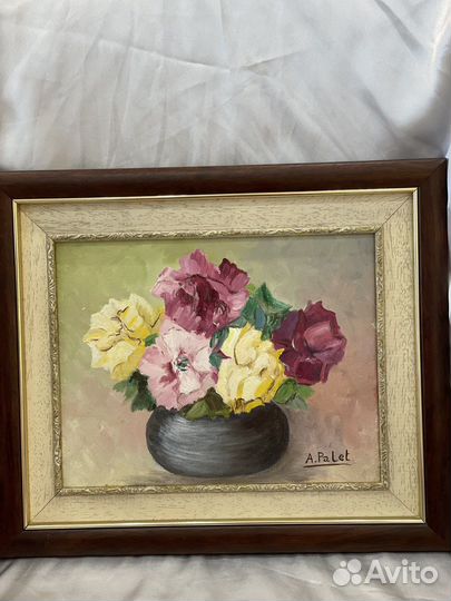 Картина Цветы. Холст, масло