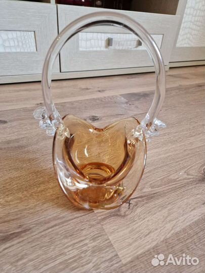 Ваза цветное стекло