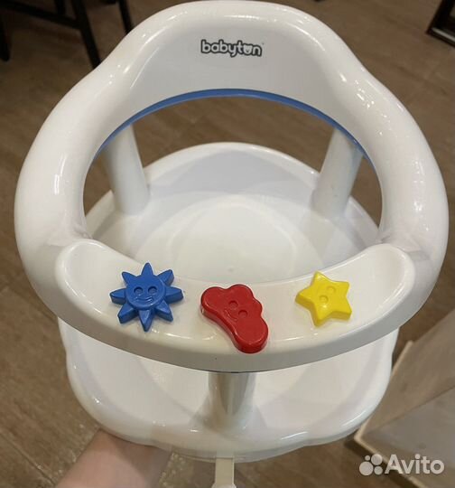 Ванночка для купания+горка+сидение