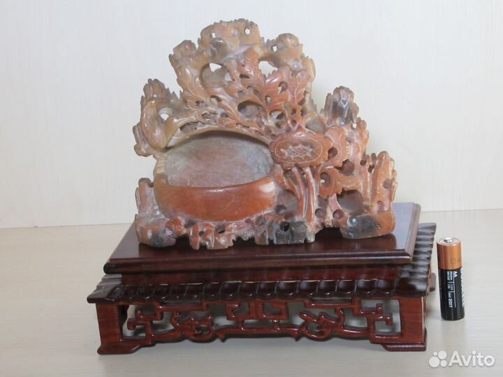 Композиция резная из камня. Китай 19 в