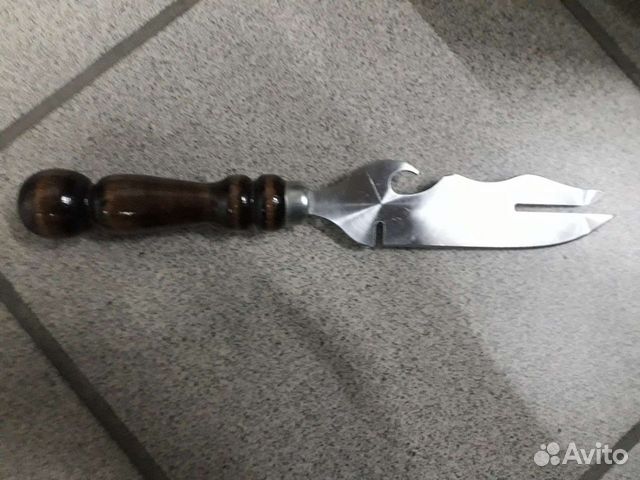 Нож вилка шампурный для снятия мяса
