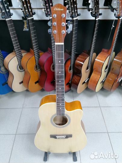 Акустическая Новая Натуральная гитара 41’ глянец