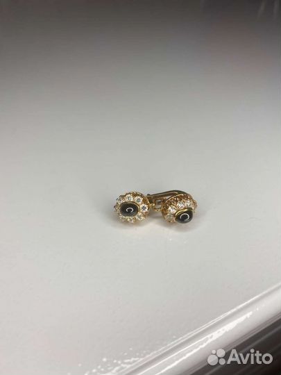 Золотые серьги 585 пробы