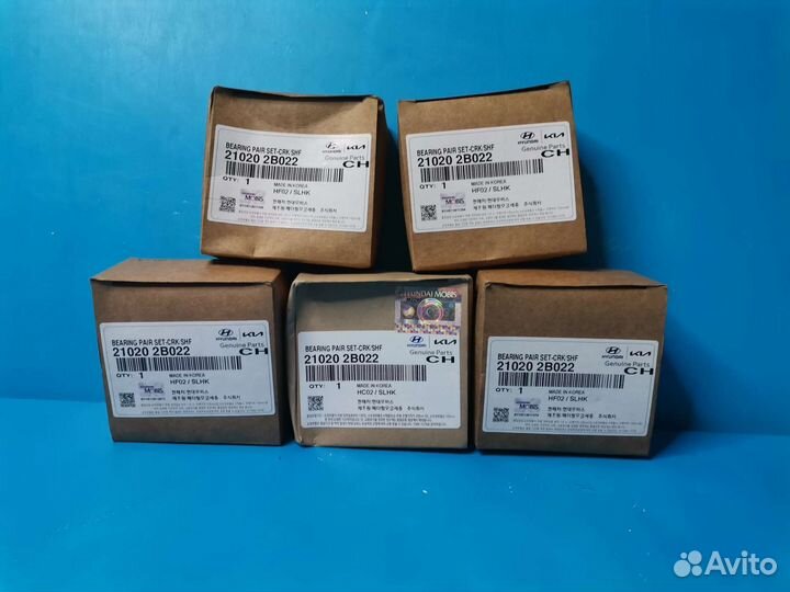 Вкладыши для G4FC, FA, FD 23062B012 210202B020