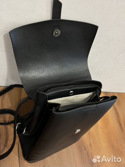Сумка-рюкзак кожаный