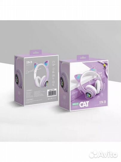 Наушники с кошачьими ушками