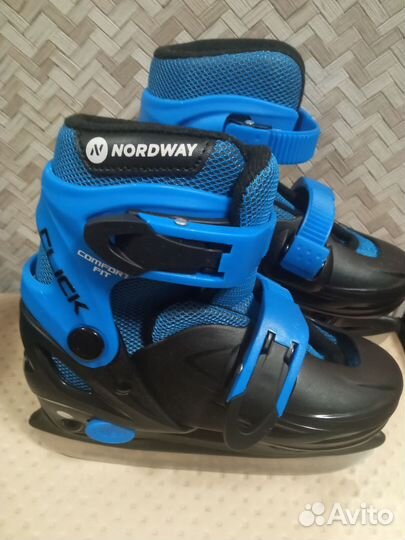 Коньки детские раздвижные 27-30