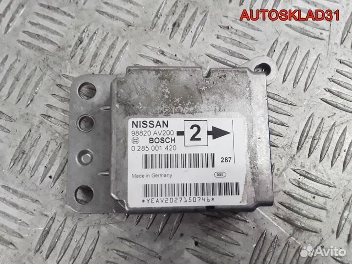 Блок управления AIR BAG Nissan Primera 98820AV200