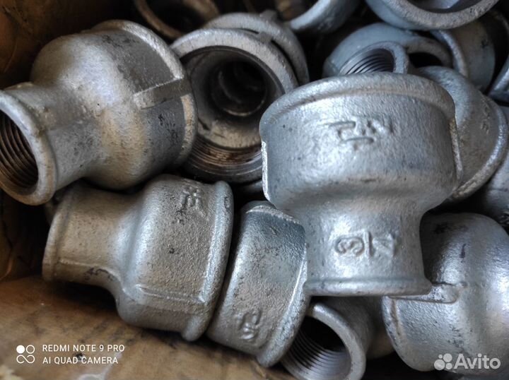 Муфта переходная чугунная вр Ду 40-20 1 1/2