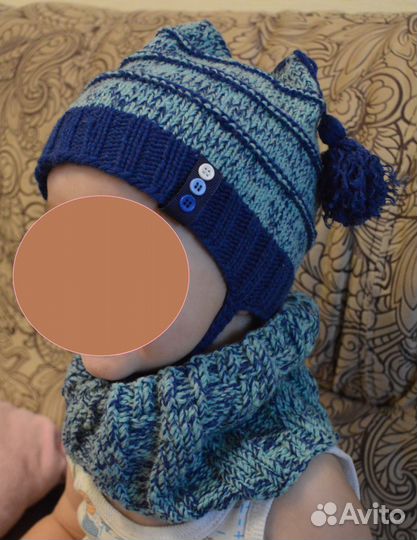 Шапка+снуд