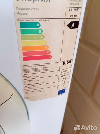 Стиральная машина Vestel wm 834т