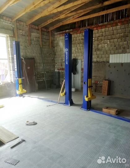 Модульная плитка пвх для гаража