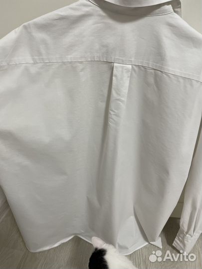 Рубашка белая оверсайз