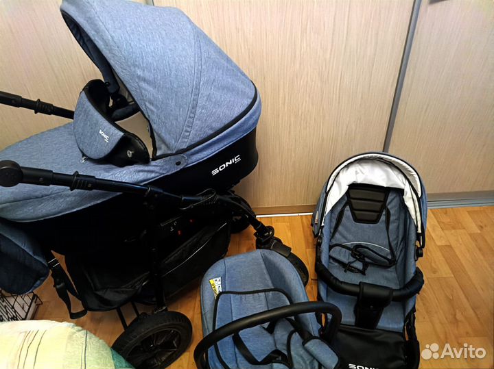 Коляска 3 в 1 верди соник plus