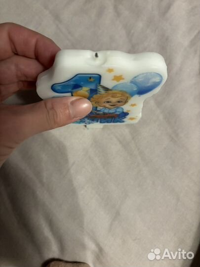 Свеча для торта цифра 1 год