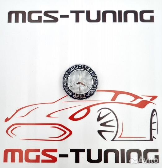 Заглушка в решетку радиатора Mercedes S-class W221