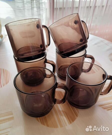 Кружка новая 6шт. Высота кружки 7,5 см