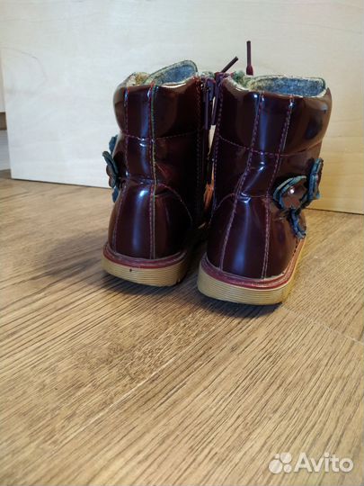 Ботинки демисезонные для девочки 25 размер