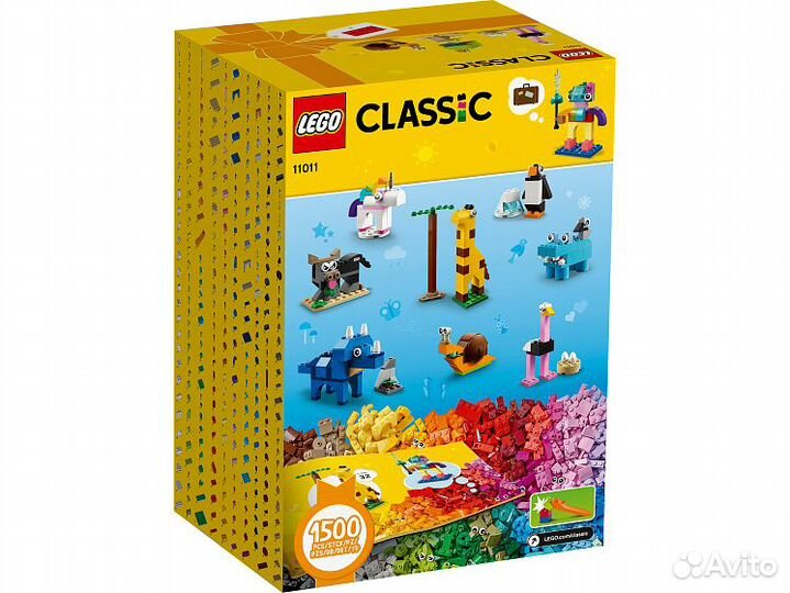 Lego Classic 11011 Кубики и зверюшки