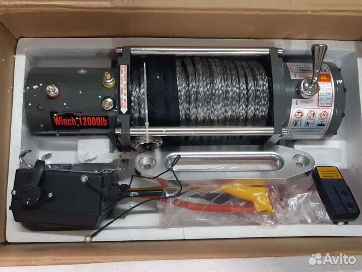 Лебедка электрическая 12000LBS 12V 24V