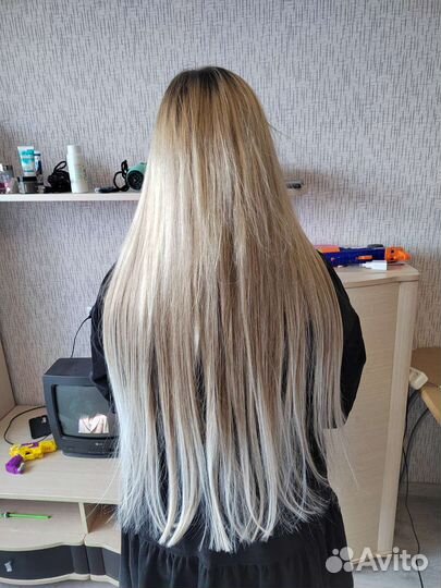 Наращивание волос под ключ