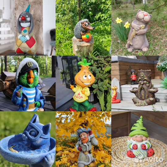 Садовые фигуры из полистоуна